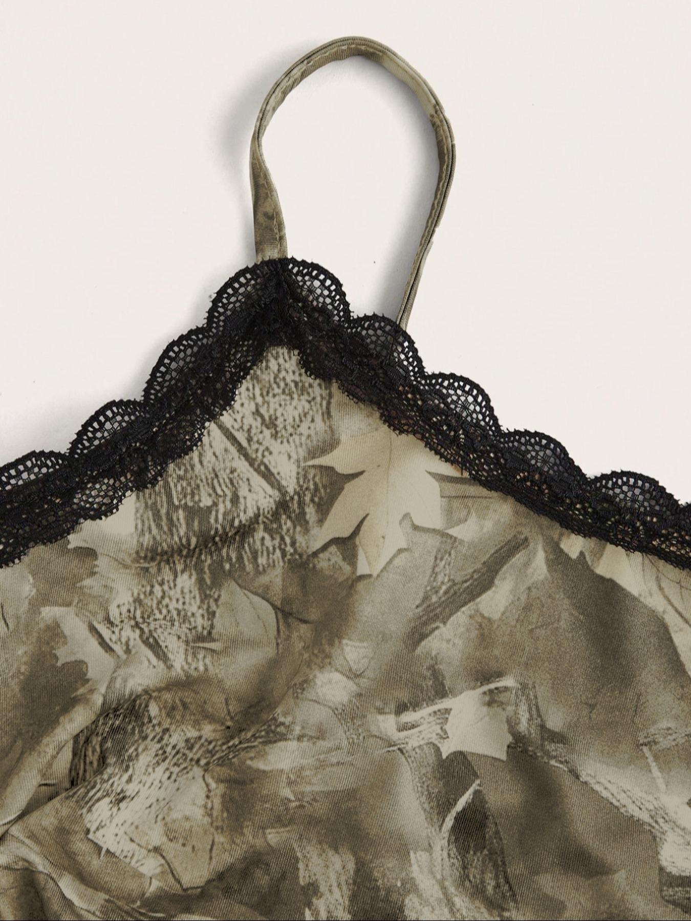 Women's Camo Print Cami Top & Shorts Two-Piece Set, Casual Fashion Cozy Two Piece Outfits for Daily Outdoor Wear, Ladies Clothes for All Seasons