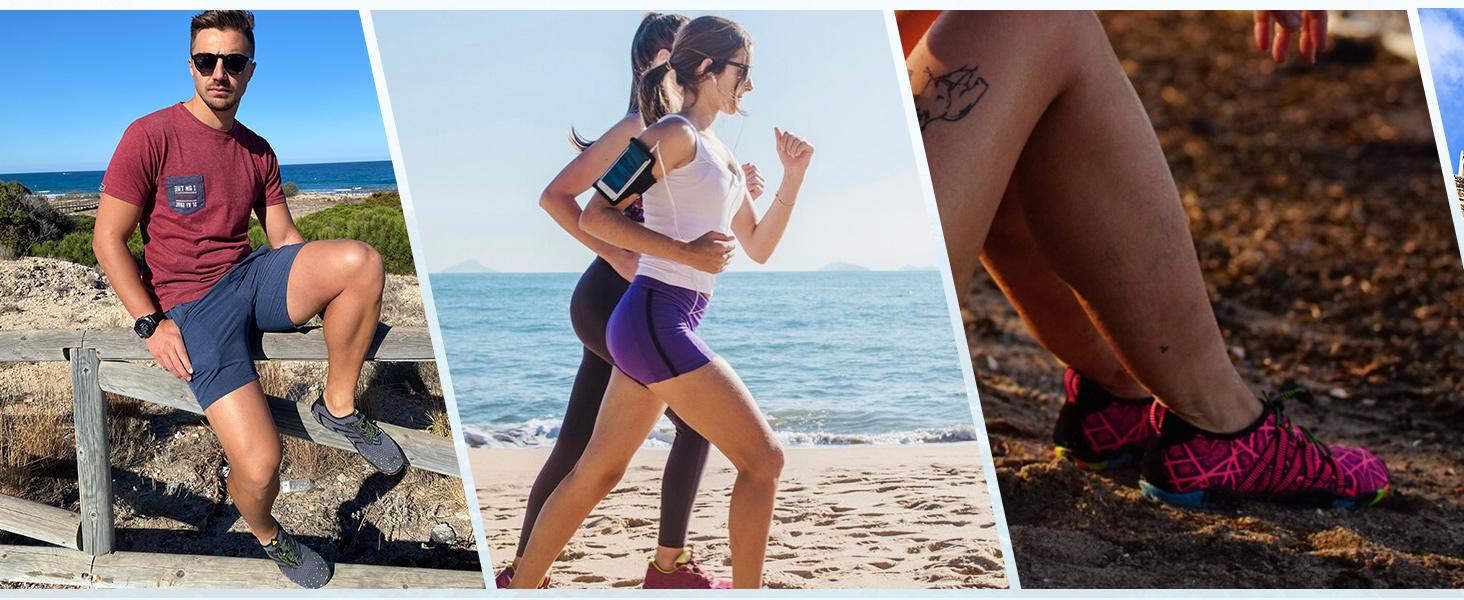 Mishansha Tide I - Water Shoes for Women Men Barefoot Beach Shoe Quick Dry Aqua Swim Socks for Surfing Yoga dealsforyoudays