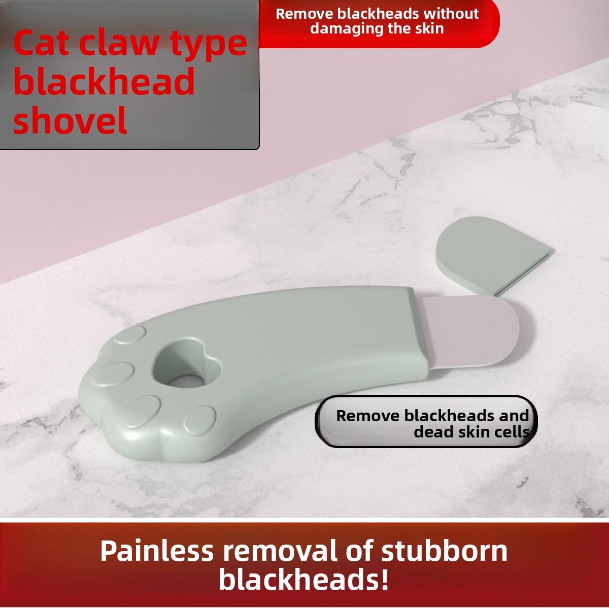 1pc Manual Blackhead Remover Scraper, Facial Pore Cleaner Tool, Blackhead Shovel & Acne Extractor