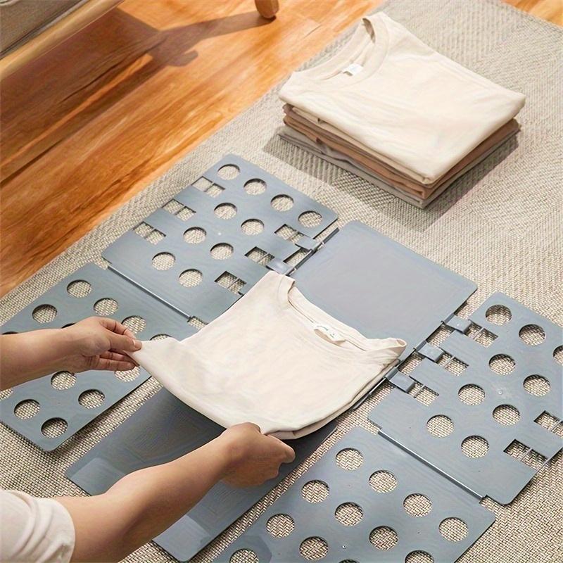 1pc Space-Saving Clothes Folding Board, Durable Plastic, Foldable for T-Shirts and More, Travel and Home Organization, Wall Mount Closet System, Portable Clothes Organizer