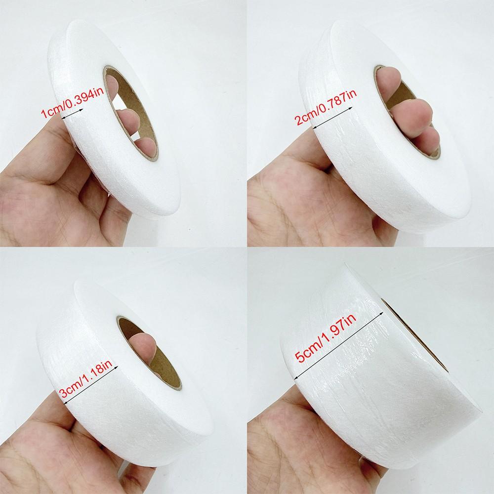 Dual-Sided Adhesive Binding Tape, Double Sided Adhesive, Iron-On Seams for Sewing DIY Patchwork, Durable Polyester Fabric, Ideal for Clothing Edges