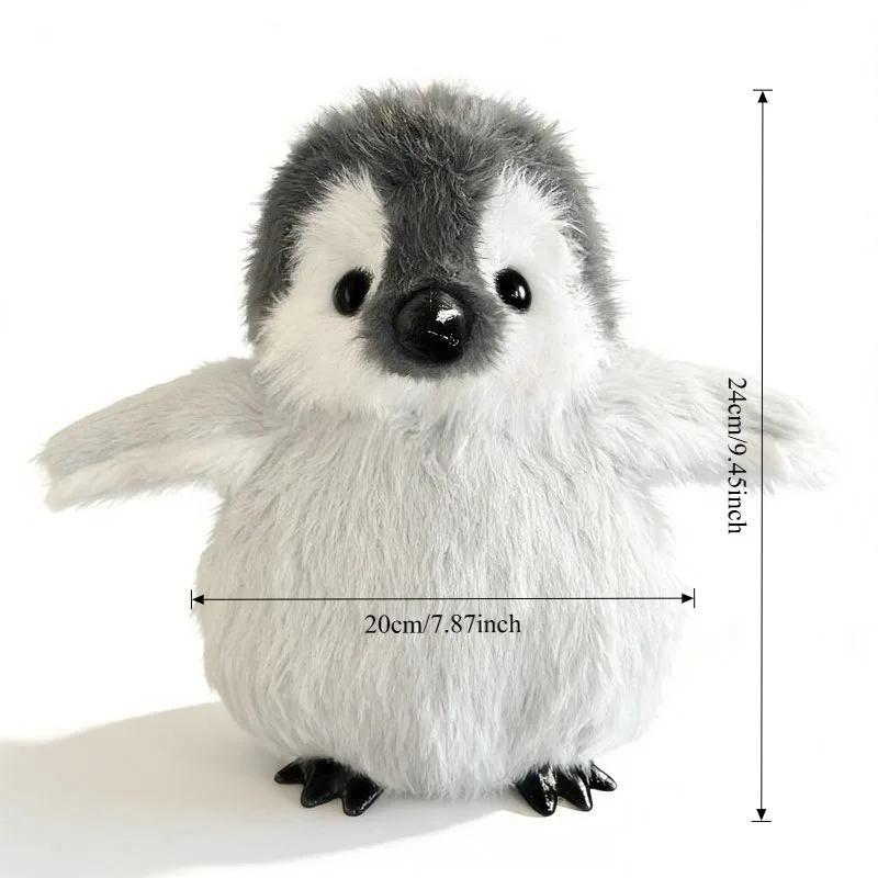 Kawaii Penguin Plush Doll - Durable Soft Fluffy Stuffed Animal, Unisex Names One Size Collectible Toy, Hand Washable Soft Cuddly Gift for House Decoration