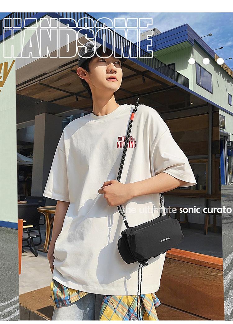 Outdoor Nylon Sling Crossbody Bag, Water Bottle Holder Shoulder Purse, Casual Streetwear Hiking Bag for Men & Women outdoorfun Outdoor Nylon Sling Crossbody Bag, Water Bottle Holder Shoulder Purse, Casual Streetwear Hiking Bag for Men & Women outdoorfun