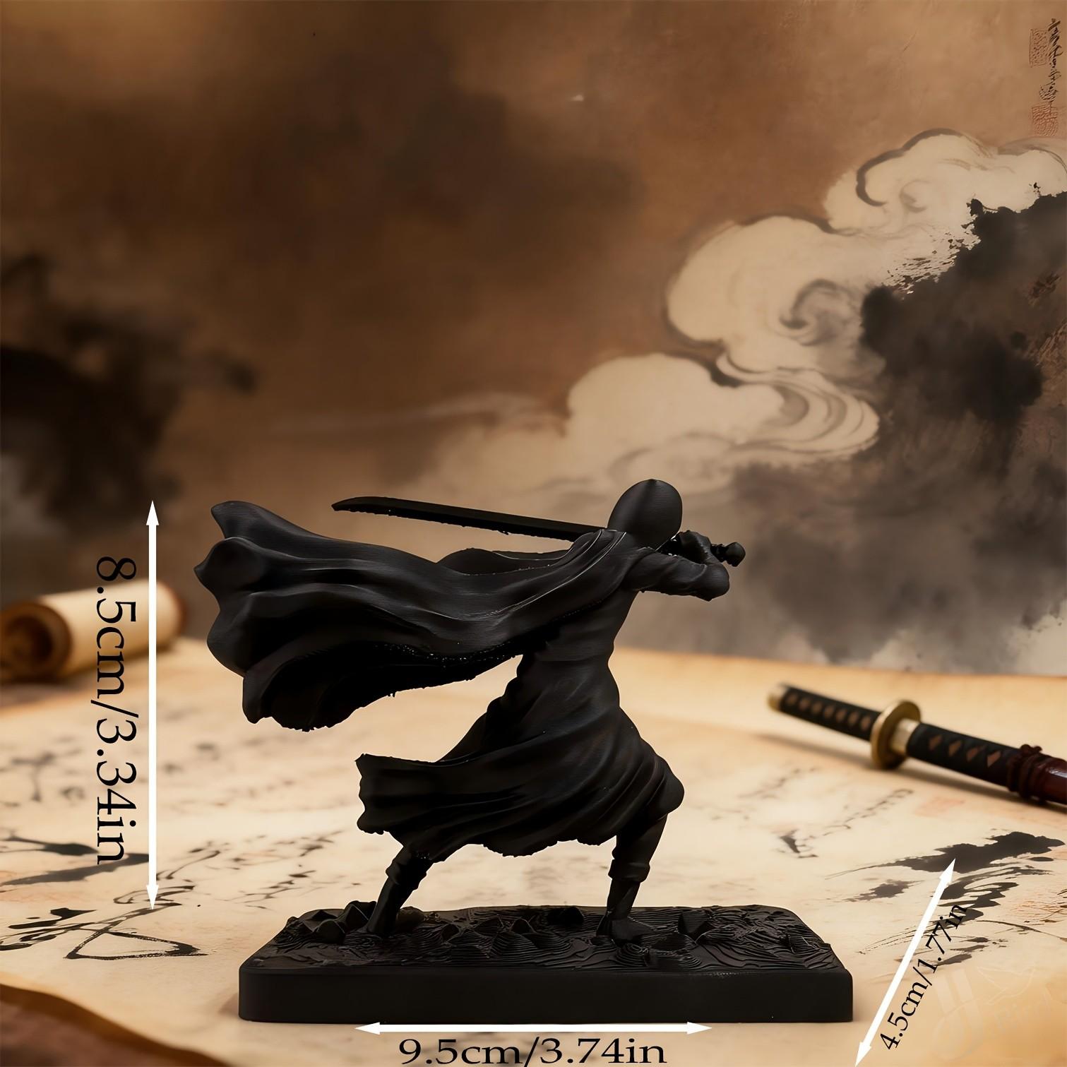 Abstract Wind Sword Knight Figurine, Collectible Hand Model, Home Bookshelf Desktop Decoration, Creative Art Display, Must-Have for Collectors