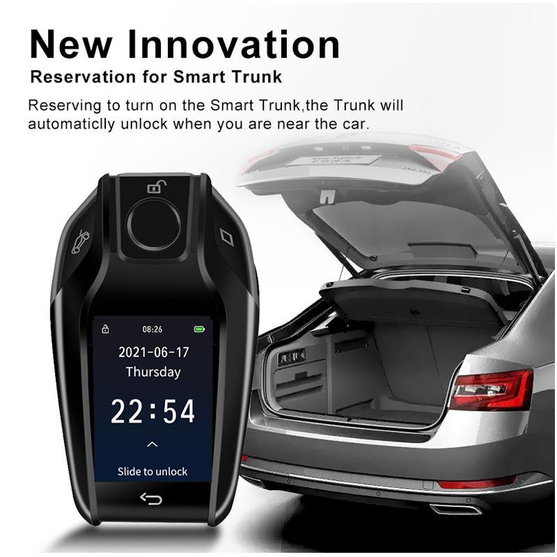 Joysync Smart Car Key LCD Screen with Remote Keyless Entry 2" HD Touchscreen 12 Languages Supported for Toyota Honda Nissan Car Trunk Joysync Smart Car Key LCD Screen with Remote Keyless Entry 2" HD Touchscreen 12 Languages Supported for Toyota Honda Nissan Car Trunk