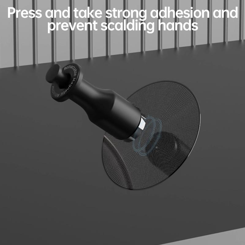 High Performance Coffee Magnetic Tool, Quick Adsorption Water Separation Net, N52 Press Retractable Magnet, Ideal for Kitchen Use