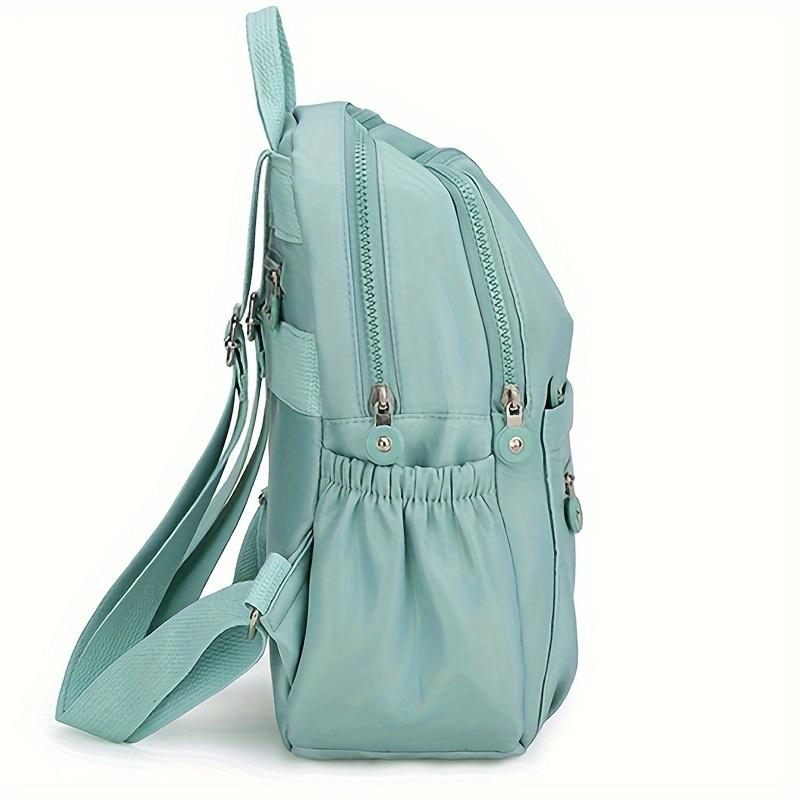 Lightweight Nylon Mini Backpack for Students, Stylish Large Capacity Travel & School Bag with Multiple Pockets, Versatile Casual Daypack for Daily Commute & Everyday Use