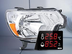 Nilight 2012 2013 2014 2015 Toyota Tacoma Headlight Assembly Chrome Housing Amber Reflector Clear Lens