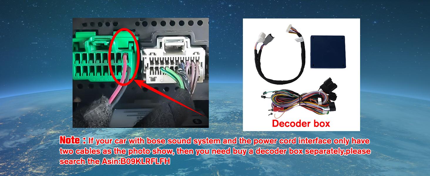 Car Stereo for Chevy Silverado GMC Sierra 2014-2018 touch screen has Android Auto Wireless Carplay, Bluetooth WIFI supports GPS Navigation（With Bose system, you need to purchase an additional fiber optic box! ! !）
