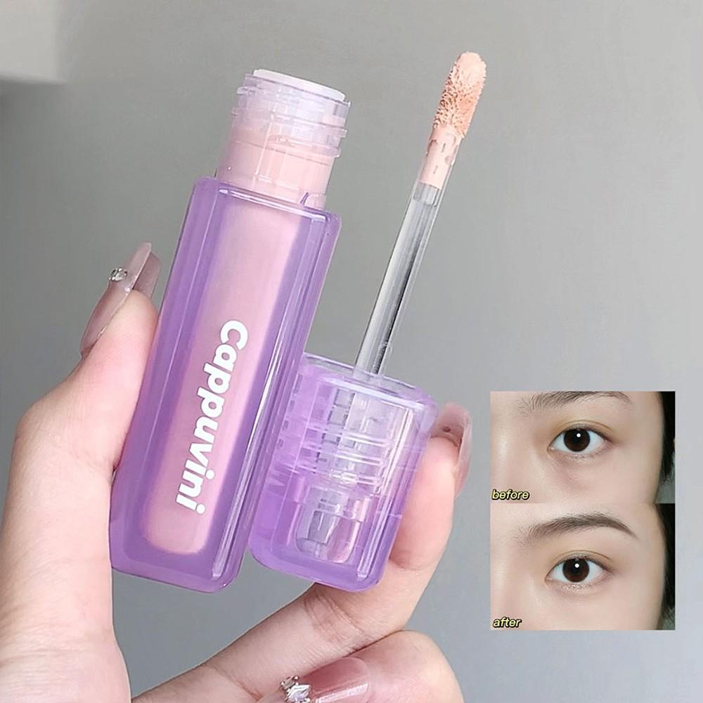 Cappuvini Concealer Liquid, Strong Coverage for Acne Scars, Dark Circles, Redness, Lightweight and Flawless Finish, Daily Makeup Essential