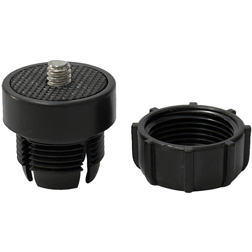 1/4" Screw Thread to 17mm Ball  Bracket Connector Adapter Black |  for Tripod Portable , Tablet, Phone, Camera Mounting Accessories, Motocycle Action Camera, GPS, Webcam