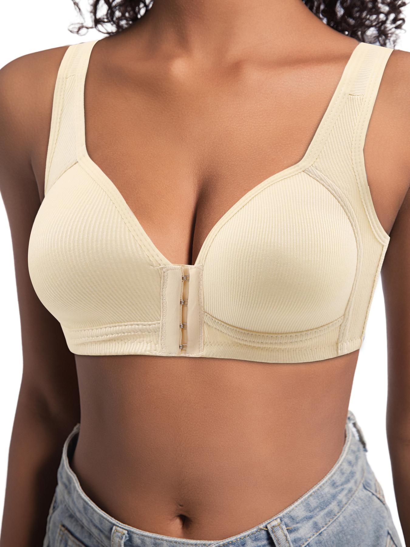 2/3/4PCS/ EssElegance Adjustable Front Closure Push-Up Bra Wire-Free Cross-Back, Seamless & Side Support for Daily Wear, Spring-Summer ComfoMrt Breathable Everyday Breathable Everyday Womenswear Bridal Rider Basic Minimalist ModestSkip intense workouts 2/3/4PCS/ EssElegance Adjustable Front Closure Push-Up Bra Wire-Free Cross-Back, Seamless & Side Support for Daily Wear, Spring-Summer ComfoMrt Breathable Everyday Breathable Everyday Womenswear Bridal Rider Basic Minimalist ModestSkip intense workouts