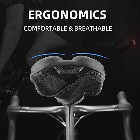 ROCKBROS Gel Padded Narrow Bike Seat Cushion Cover for Peloton Spin Bikes, Cycling Sports & Outdoor Leisure Equipment ROCKBROS Gel Padded Narrow Bike Seat Cushion Cover for Peloton Spin Bikes, Cycling Sports & Outdoor Leisure Equipment