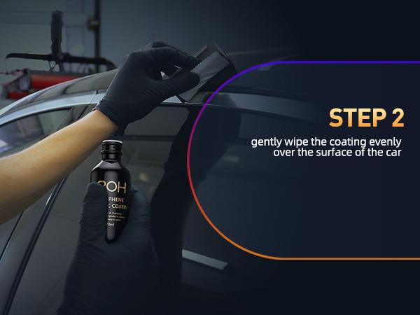 Dronar 20H Advanced Graphene Ceramic Coating for Cars - 10+ Years Long Lasting Protection, Ultra High Gloss, Scratch Repair, Waterless Spray Wax, Car Detailing Kit, 70ml