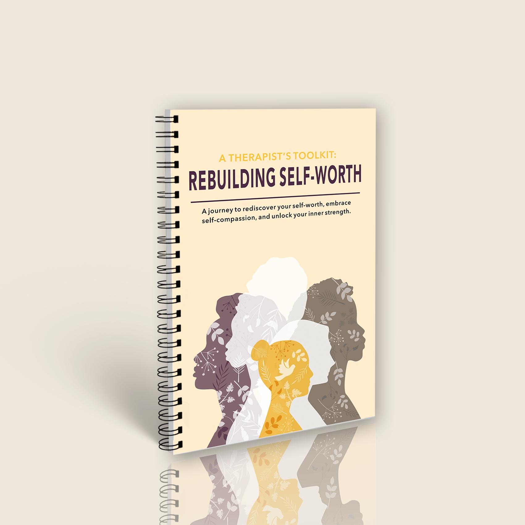 A5 Size Self-Esteem Rebuilding Guide Workbook, Discover Your Value, Cbt Tools, Structured Exercises, Build Healthy Self-Identity