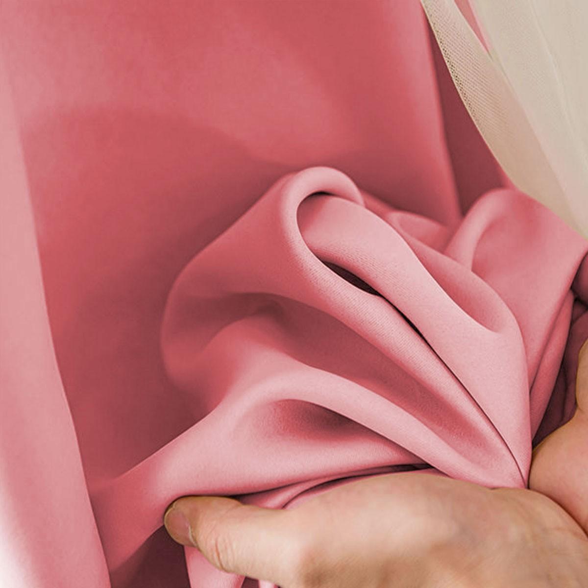 Elegant Two-Layer Door Curtain, Bedroom Living Room Light Blocking Partition, French Luxury Atmosphere Air Conditioning Wind Shield, Multiple Colors Available