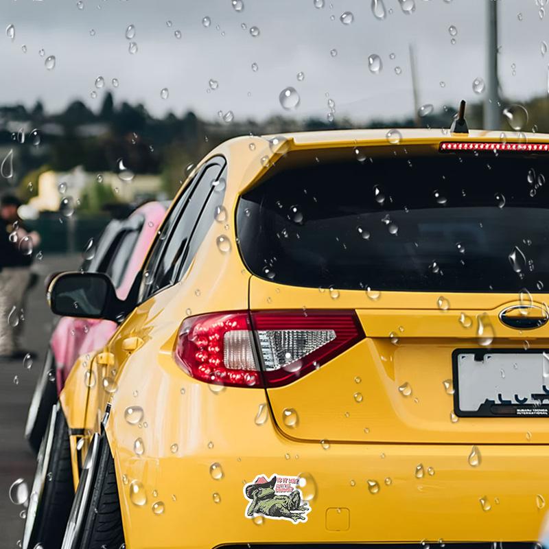 Creative Frog Design Car Sticker, Cute Frog Design Car Decal, Car ...