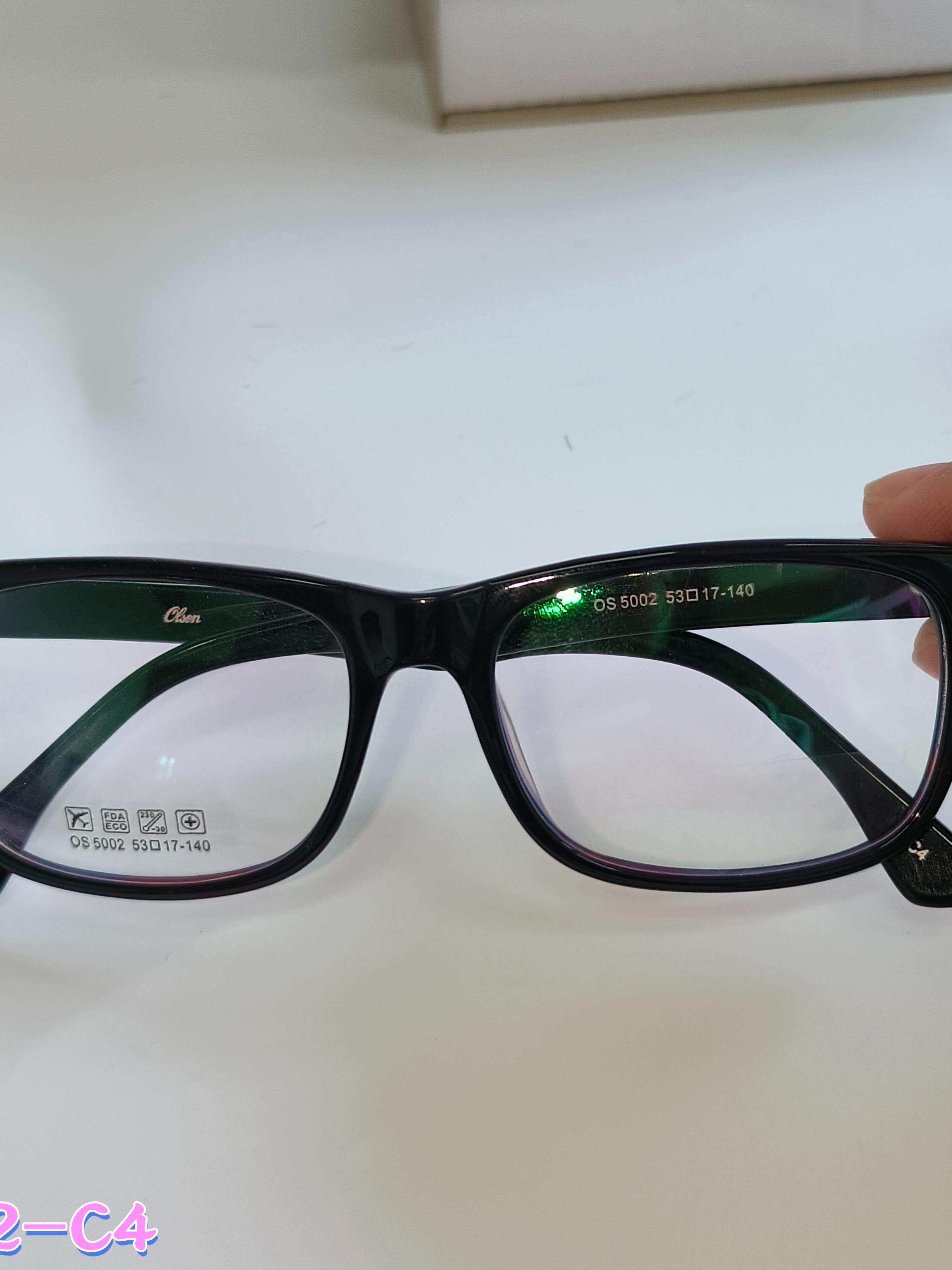 Single-Piece Cat Eye Glasses Frame, Korean Style Lightweight Design, Wide Nose Bridge Comfortable Fit, Blue Light Protection for Office Women