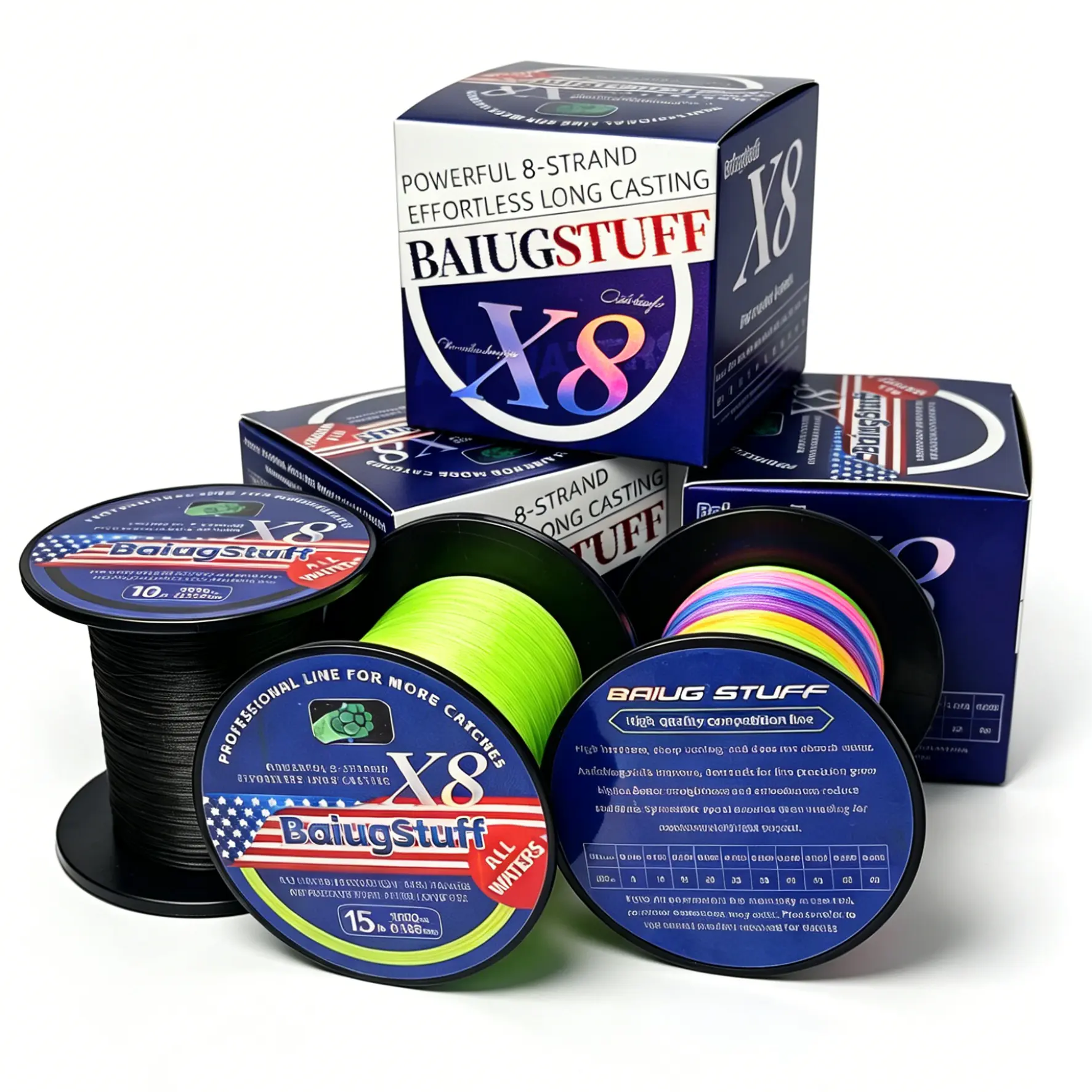 Spinning Reel Combo, Fishing Equipment for Saltwater and Freshwater Anglers with 6-30 lb Line Strength