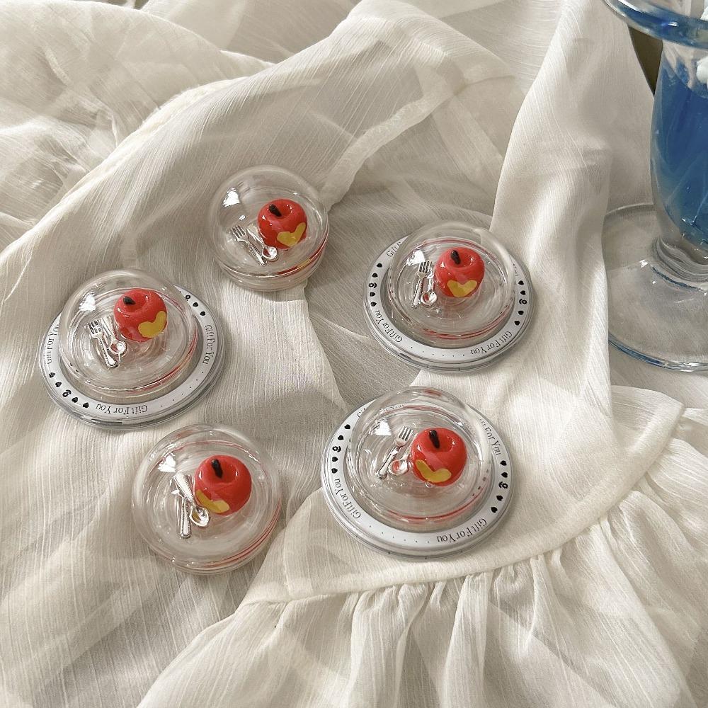 Resin Fruit Mobile Accessory Pop Socket, Handy Portable Adhesive Phone Stand for Binge-Watching, Cute Anti-Drop Grip Holder with Protection, Universal Fit for All Smartphones (Daily & Holiday Use)