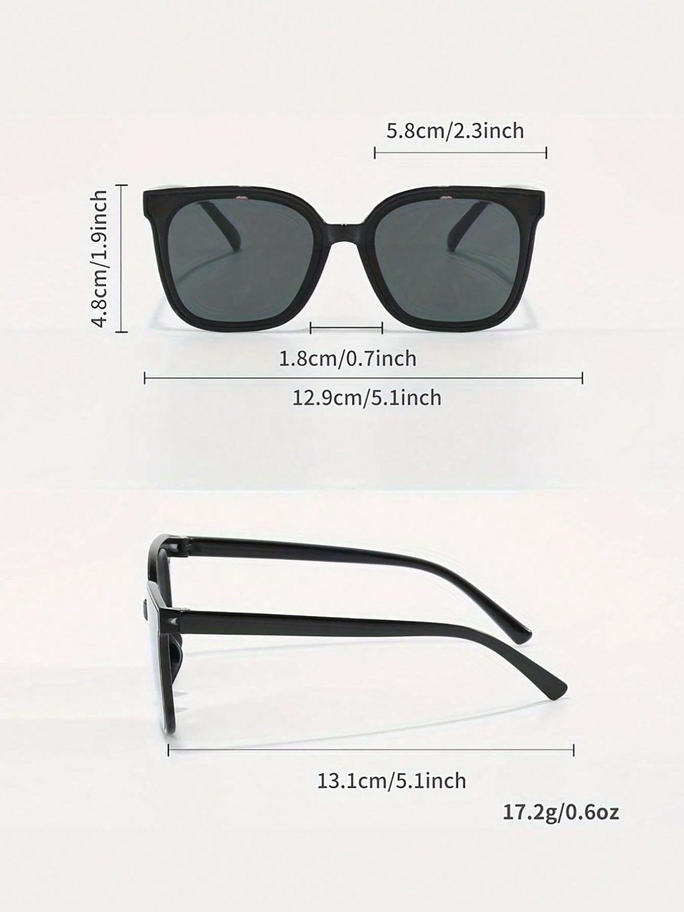 Vintage Square Kids Glasses, Casual Style PC Frame Lenses, Outdoor Hiking Decorative Eyewear, Children Fashion Sunglasses