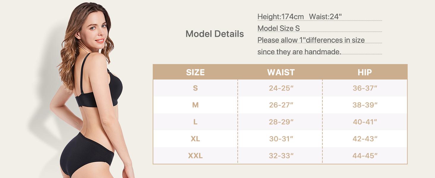 Women's 5-Pack Basic Cotton Hipster Panties - Fit, Stretchy, Comfortable, Sexy Low-Rise Briefs, Plus Size