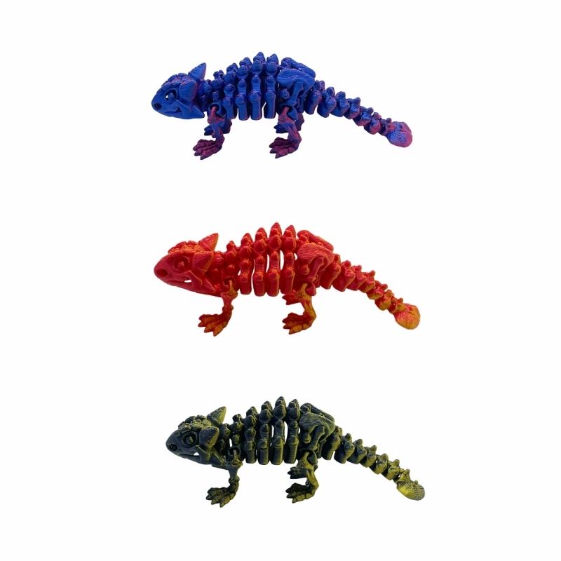 3D Printed Dinosaur World Set with Movable Ankylosaurus, Perfect for Home Decor, Office Desk Ornament, Holiday Party Decoration Dinosaur Figurine