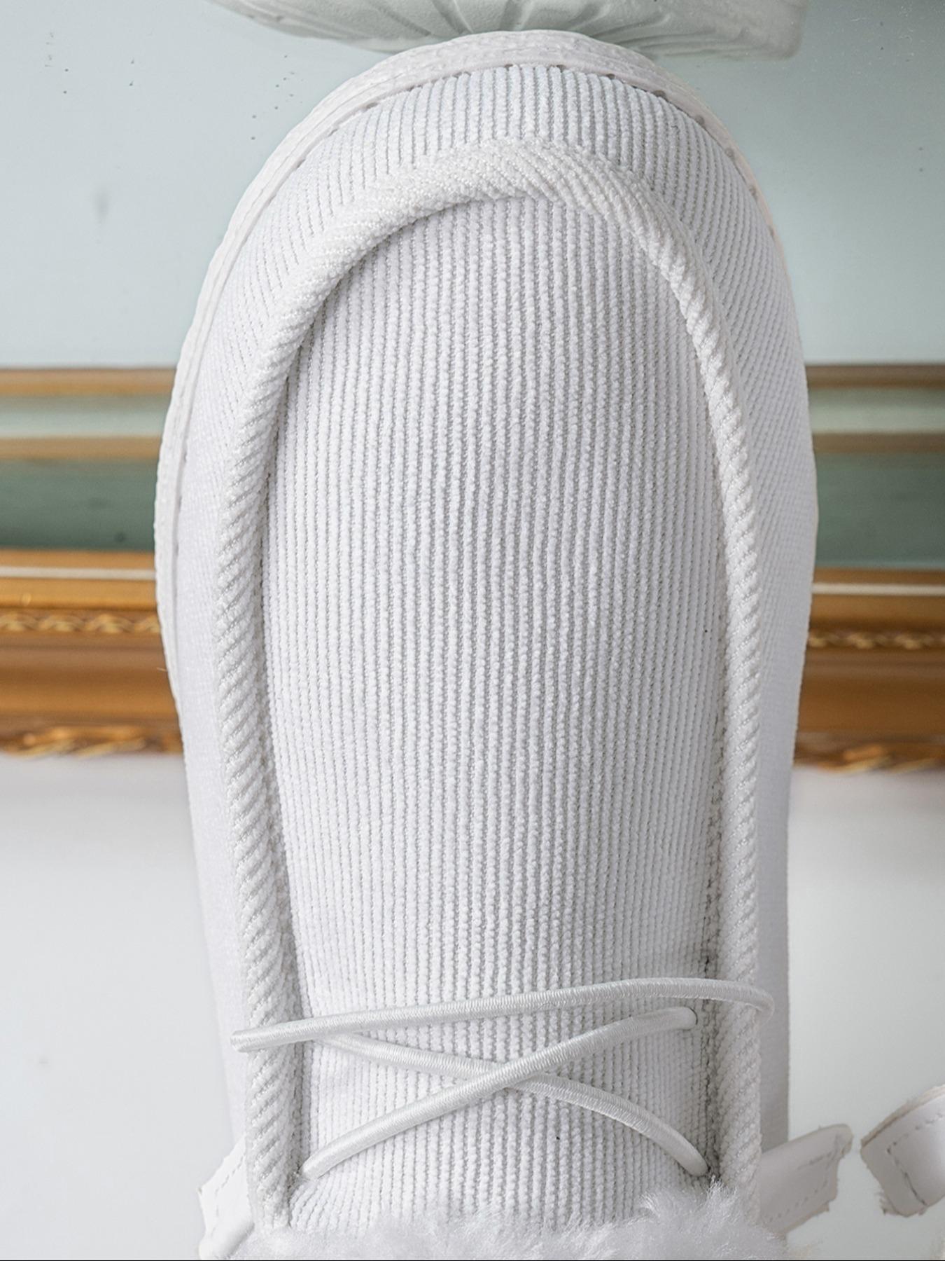 Women's Fleece Lined Corduroy Loafers, Warm & Lightweight Design, Perfect for Fall Winter Daily Wear, Home Outdoor Activities