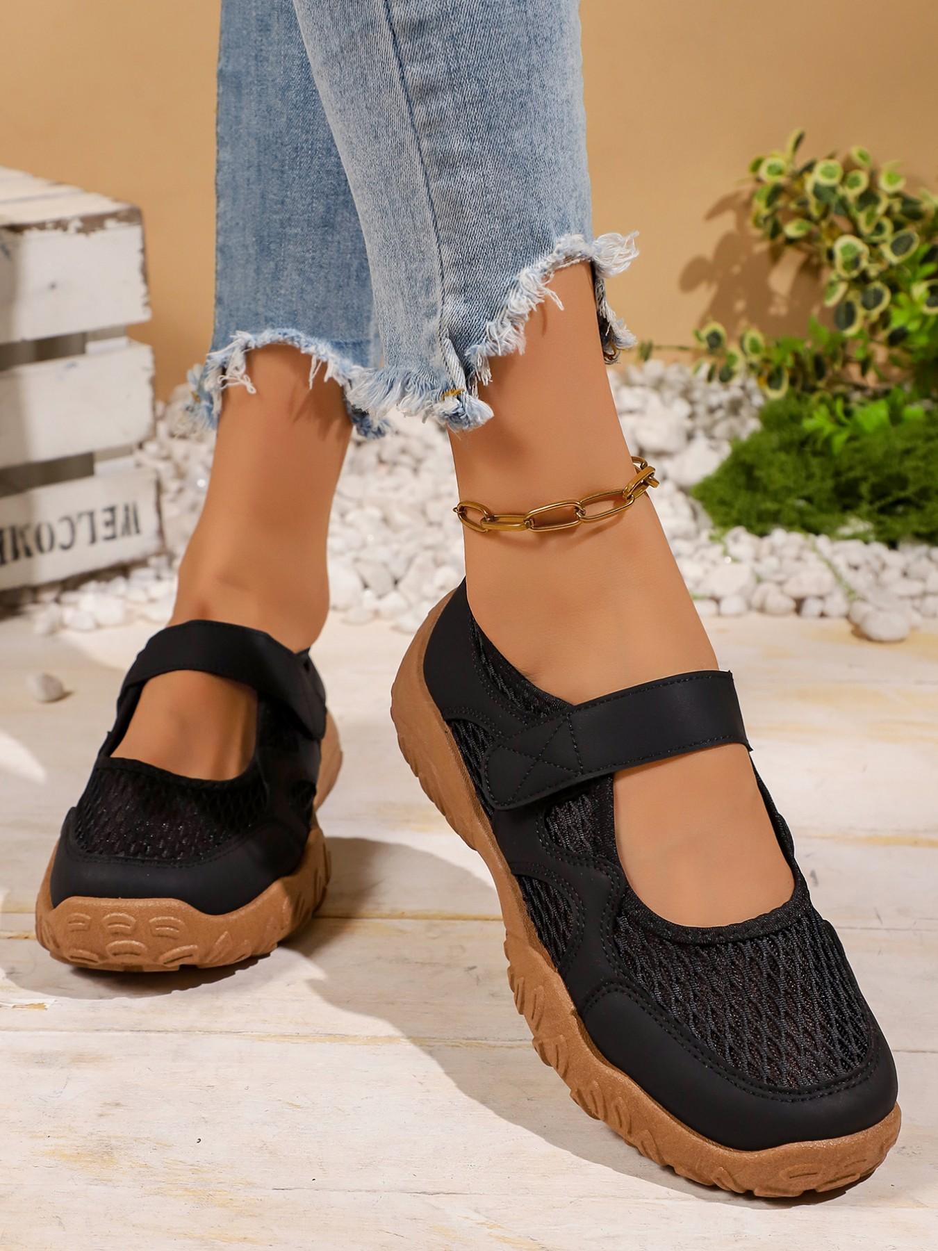Barefoot Flats Shoes For Women Casual Breathable Shoes Slip On Zero Drop Mesh Minimalist Cheerleading Shoes Walking Fashion Casual Trainer Wide Toe Box Sneakers Lightweight Summer Athletic Sports Rubber LoaferA Worry Free S Footwear