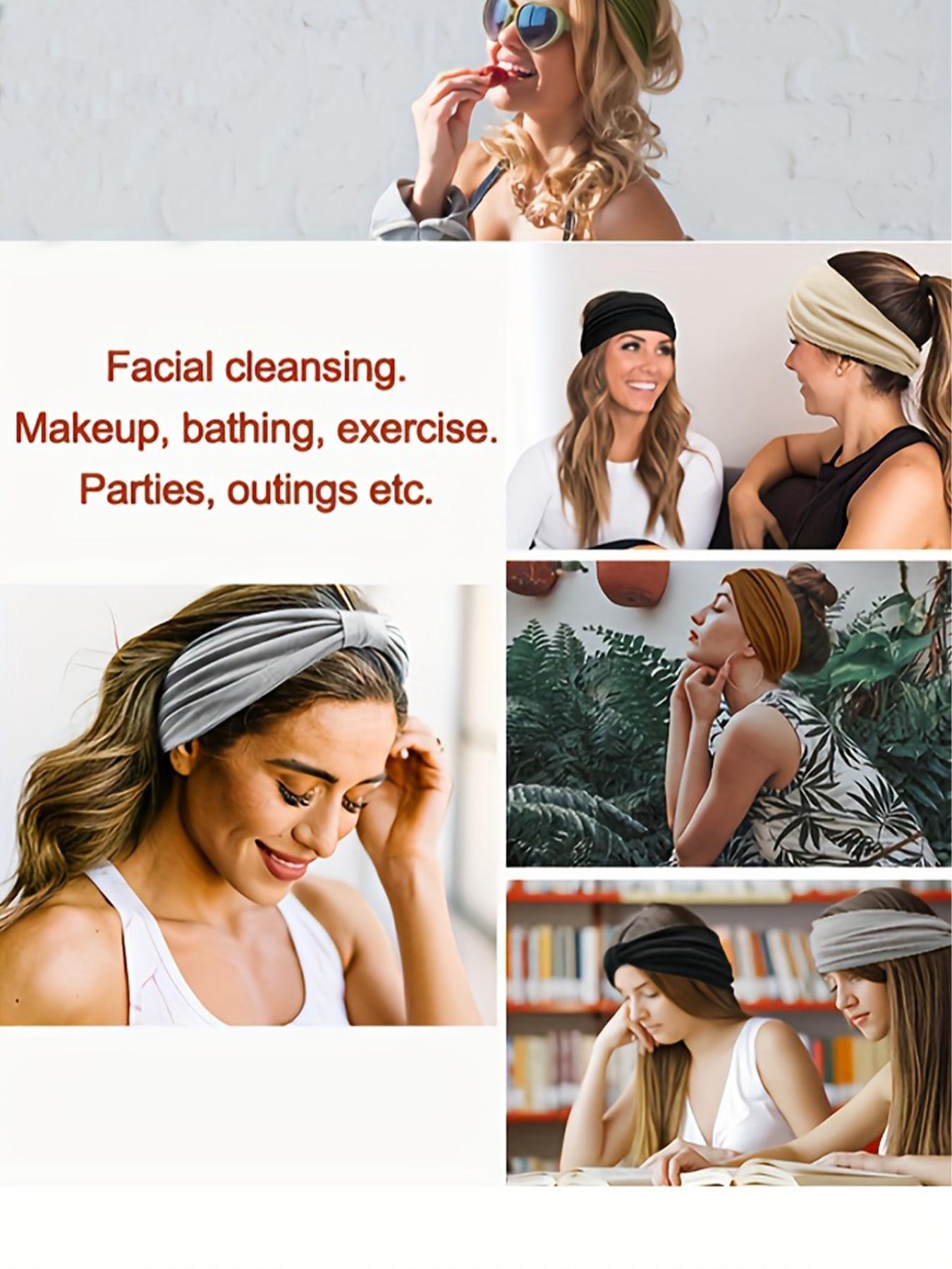 Stylish crossover bohemian hair bands with diverse patterns like leopard and paisley prints. Elastic, comfortable, non-pinching, anti-slip wide-band—must-haves for outfits. Zigzag Headband Boho