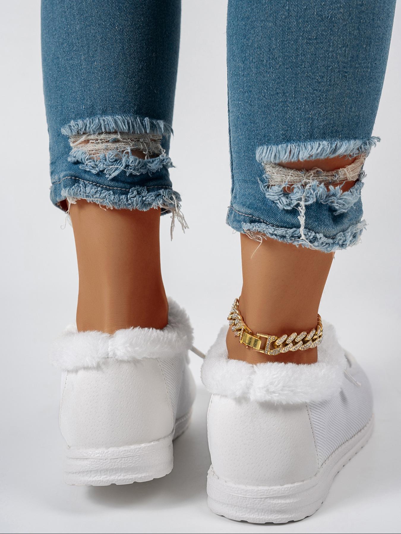 Women's Fleece Lined Corduroy Loafers, Warm & Lightweight Design, Perfect for Fall Winter Daily Wear, Home Outdoor Activities