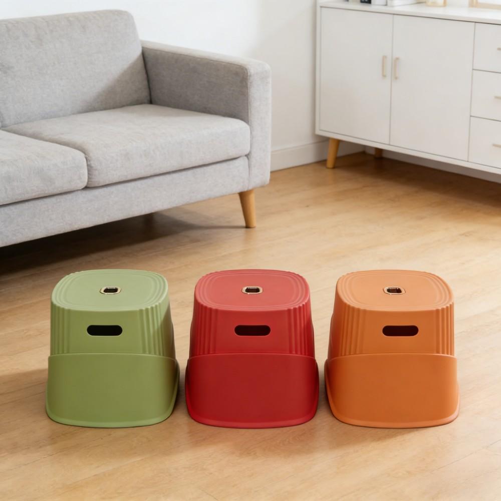 1PC Portable Multifunctional Stool, Non-Slip Design, Stable Weight Capacity, Home Use, Outdoor Camping, Bathroom Foot Rest, Family Friendly