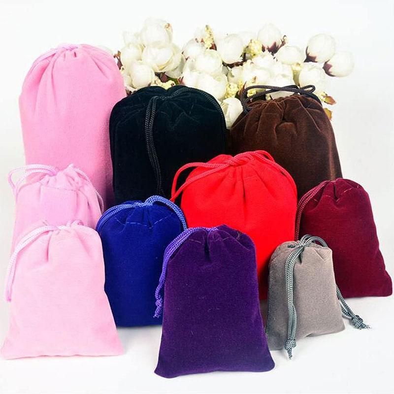 5/10Pcs Velvet Drawstring Bags Cloth Gift Bag Velvet Storage Pouch Velour Favors For Jewelry Wedding Party Candy Bag 5x7-15x20cm 5/10Pcs Velvet Drawstring Bags Cloth Gift Bag Velvet Storage Pouch Velour Favors For Jewelry Wedding Party Candy Bag 5x7-15x20cm