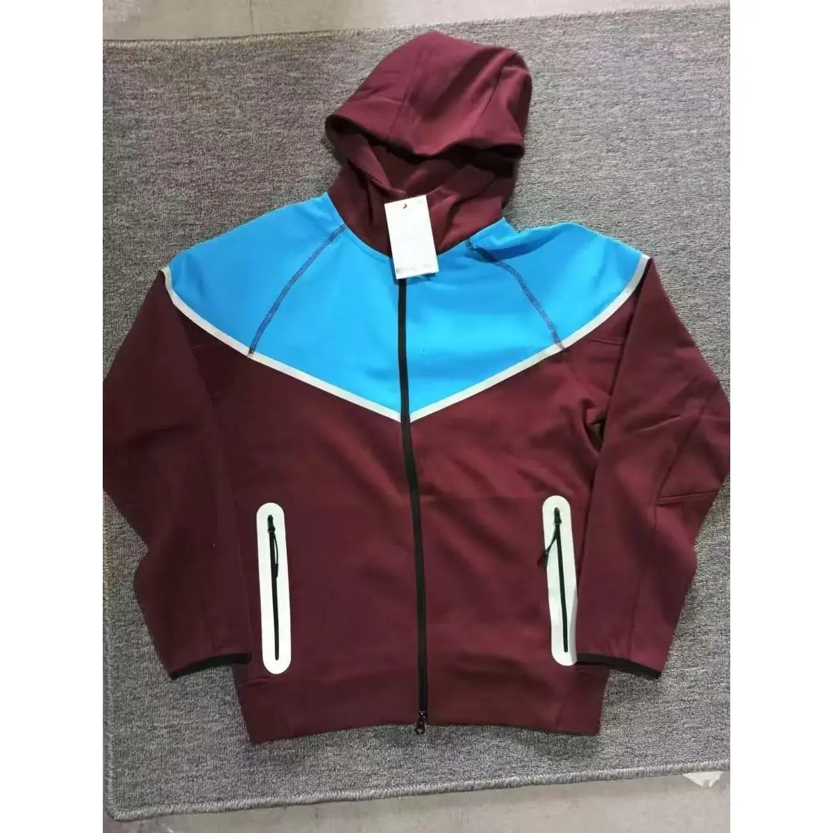 Blue and purple jacket