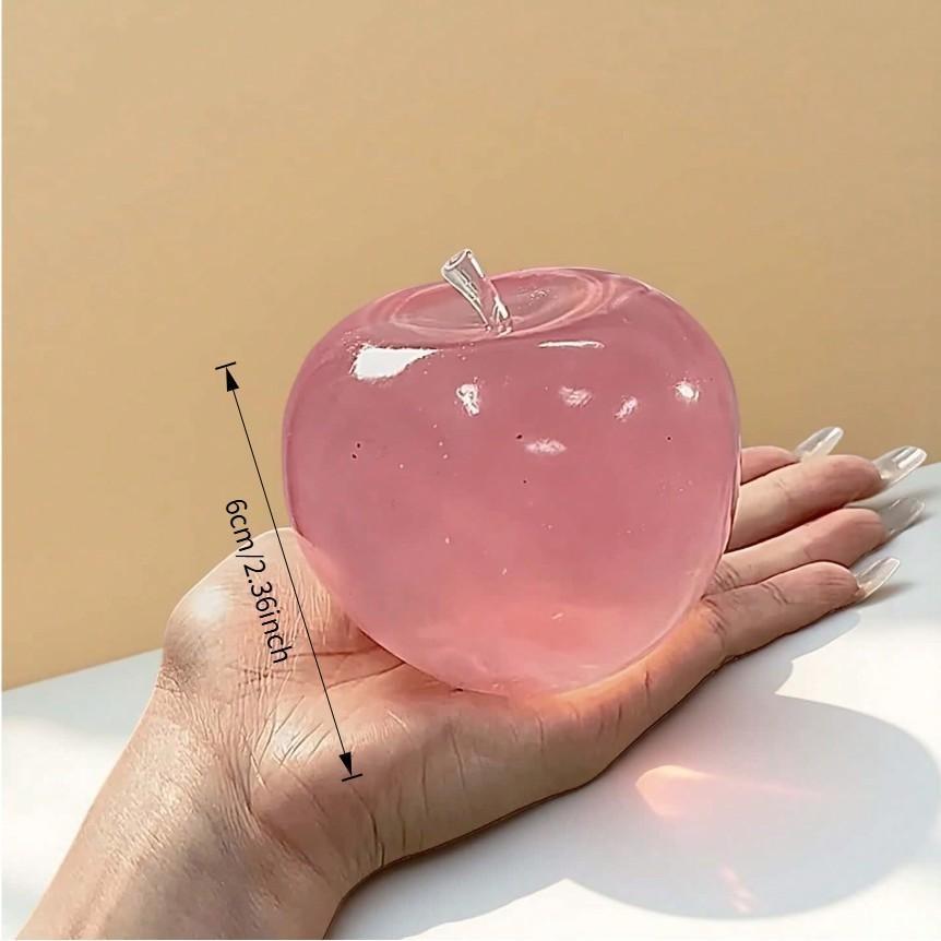 Curated visual reference: Picture Idea: Crystal Apple Stress Ball Soft Ultra Thin Texture Sensory Toy