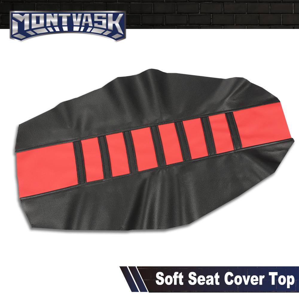 CROSSDESIGN Red Rubber Gripper Soft Seat Cover Orange Fit For Honda CR125R-CR80R CRF100F-CRF150F USA Fit for most of dirt bike Fit for seat