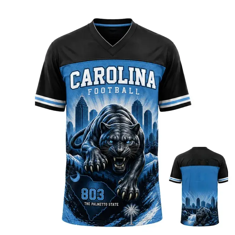 Men's 3D Print Football Jersey Shirt, Short Sleeve, Standard Sizes, Football Fan Gift, Game Day Outfit #TikTokMadeMeBuyIt #TikTokShop