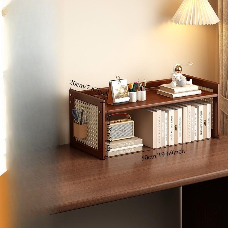 Small Simple Desk Organizer Rack, Desktop Bookshelf Home Storage Shelf, Office Supplies, New Trend 2026 Bestseller, Compact Tabletop Display Stand