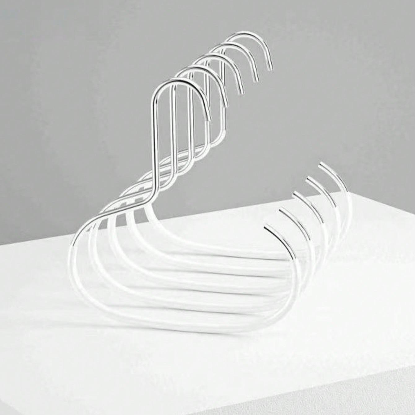 5 Round Ring Clothing Hangers, Multifunctional Home Closet Organizer, Hat Scarf Tie Bra Storage, Space Saving, Aesthetic Design