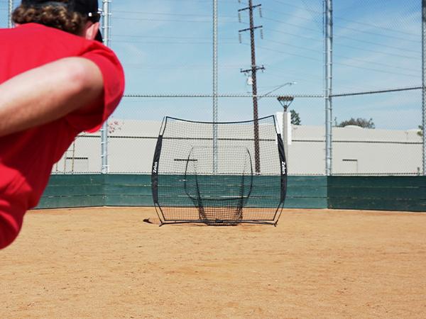 【SpringStatements】ZELUS 7x7ft Baseball Net | Baseball Softball Practice Net with Tee, Baseballs and Carry Bag for Batting Hitting and Pitching,Backyard,all seasons,family sport,gift idea,lawn games,Summer Sports,Outdoorfun Training Equipment