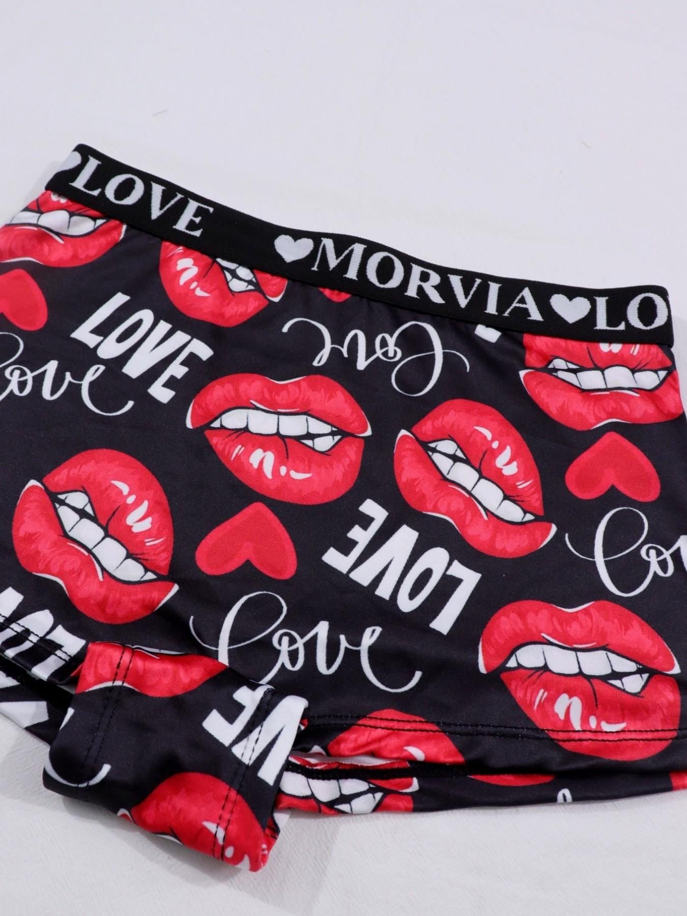 10-Pack Random Women's Cartoon Printed Daily Casual Elastic Knit Underwear Set, Soft Comfortable Fitted Panties, Elastic Waistband, All-Season Wear, Random Blind Box Pack, Soft Stretch Underwear