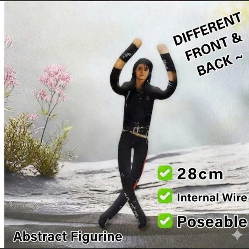 Unisex Michael Jackson Themed Figure - Multi Jointed Collectible Soft Plush Articulated Doll, Cosplay Prop, Room Decoration Gift