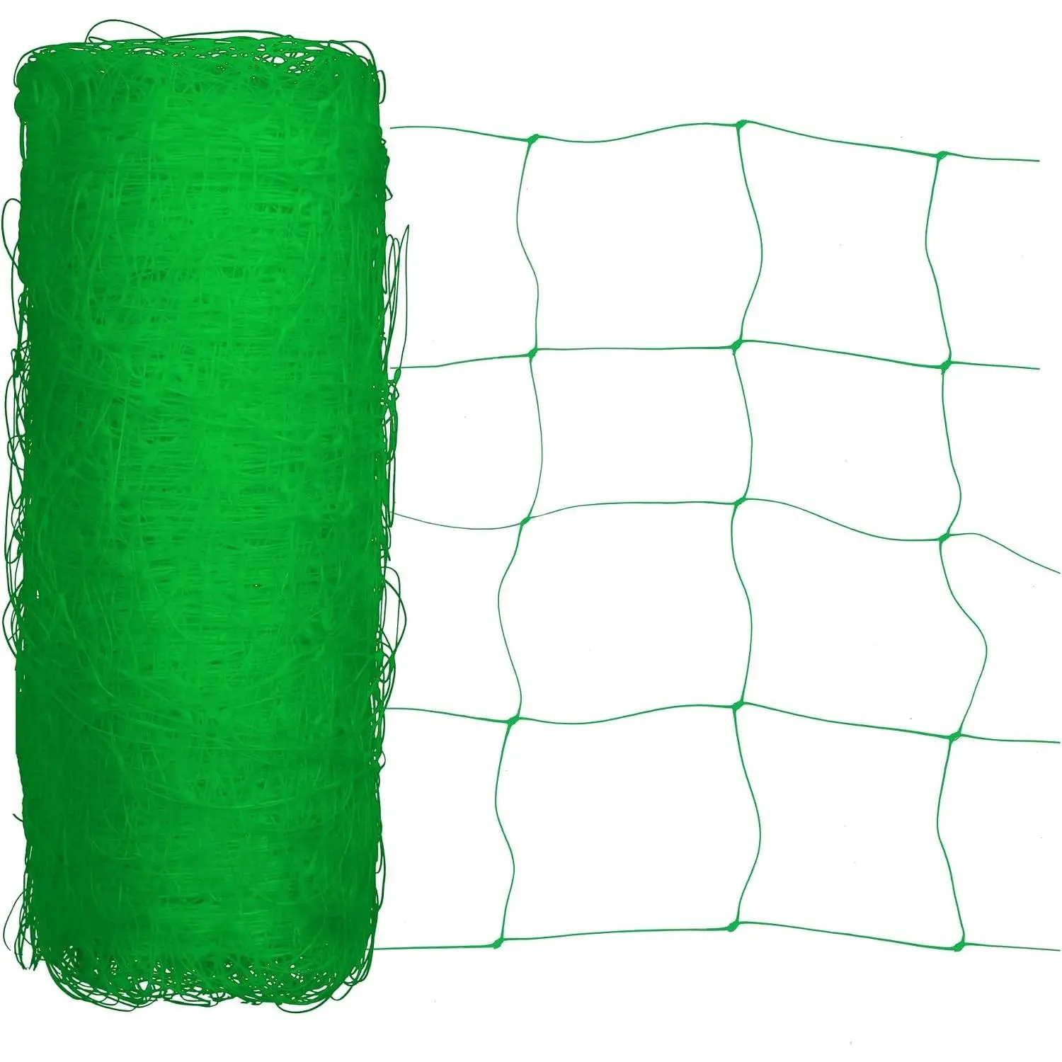 Heavy Duty Green Trellis Netting Roll - 47''x328' Plastic Plant Green Trellis Net for Climbing Plants