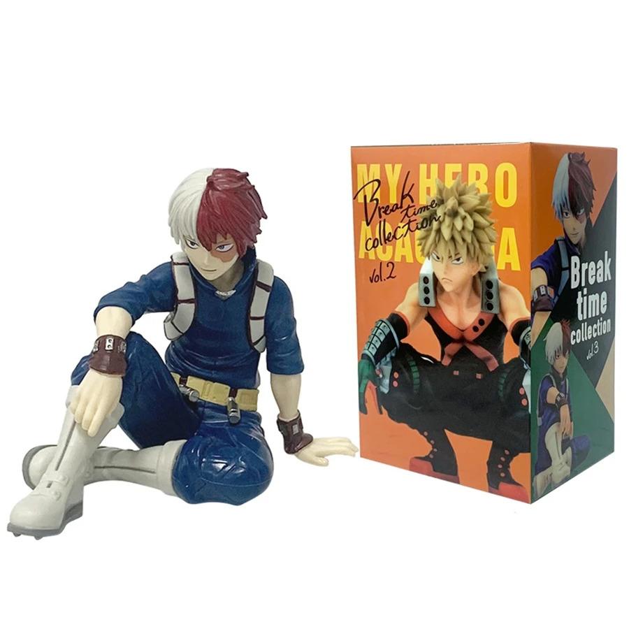 18cm Boku no Hero Academia Anime Figure Bakugo Katsuki Action Figure Midoriya Izuku/Todoroki Shoto Figurine PVC Collection Toys
