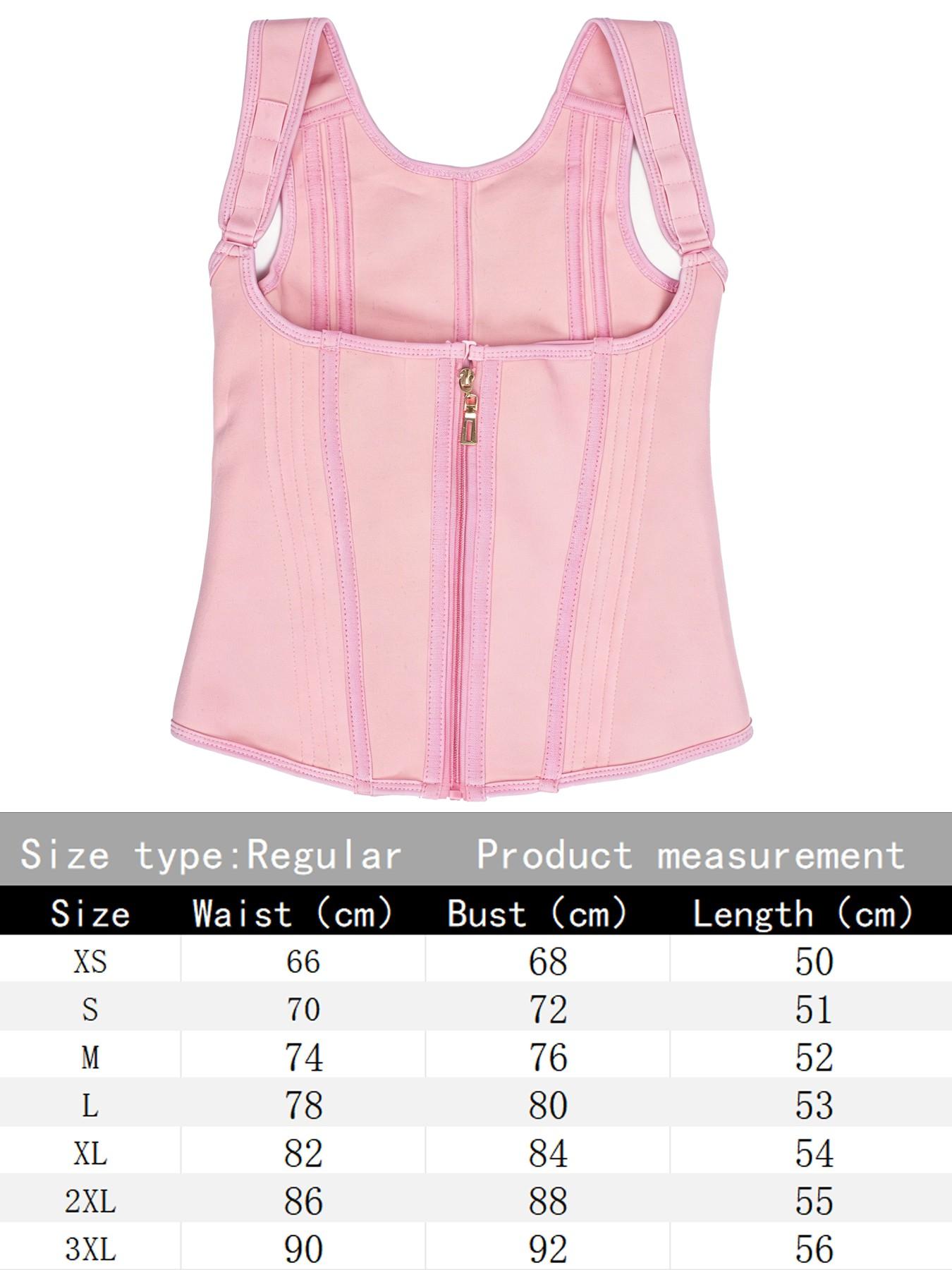 Women's Solid Color Adjustable Hook and Zipper Shapewear, Waist Cincher Slimming Underwear, All-Season Female Body Shaper, Valentine's Gift