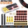 55-Piece Bike Tube Patch Repair Kit with Levers and Glue, Essential Tire Repair Set for Mountain and Road Bikes, Bicycle Maintenance Accessories, Bicycle Parts, Cycling Gear