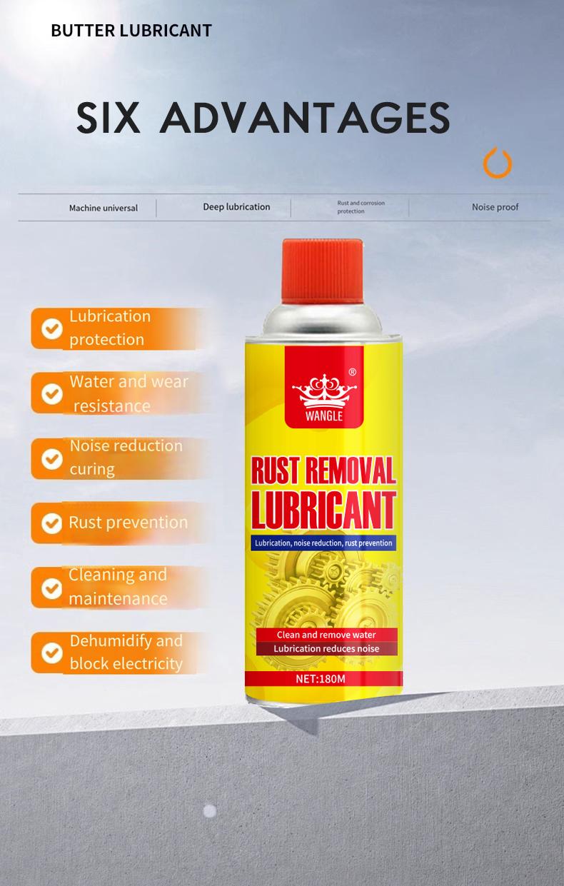Multi-Function Rust Removal Spray-180ML forLubrication, Rust Prevention & Noise Reduction