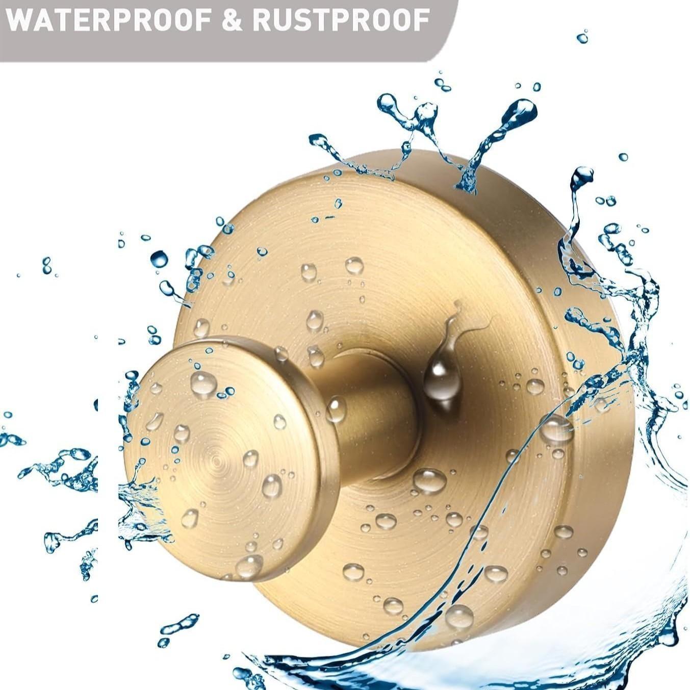 6 Pcs Heavy-Duty Vacuum Suction Cup Hooks, Stainless Steel, Waterproof & Rust-Proof, Bathroom Organizer, Easy Installation