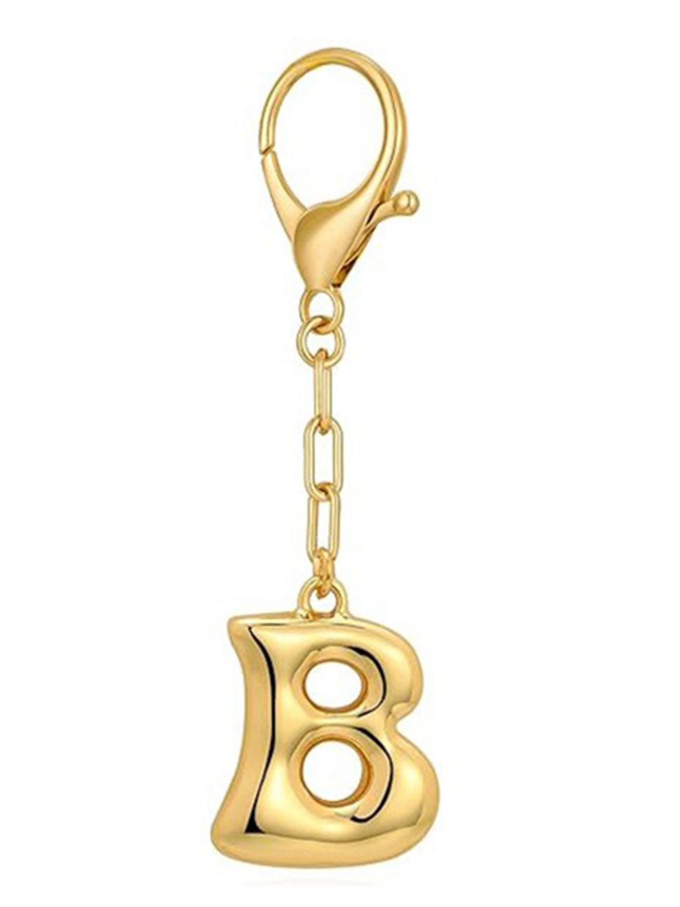 Bubble Initial Charm for Bags & Purses, Elegant Personalized Accessory for Stylish Women, Perfect Gift Idea for Her, Bag Charm