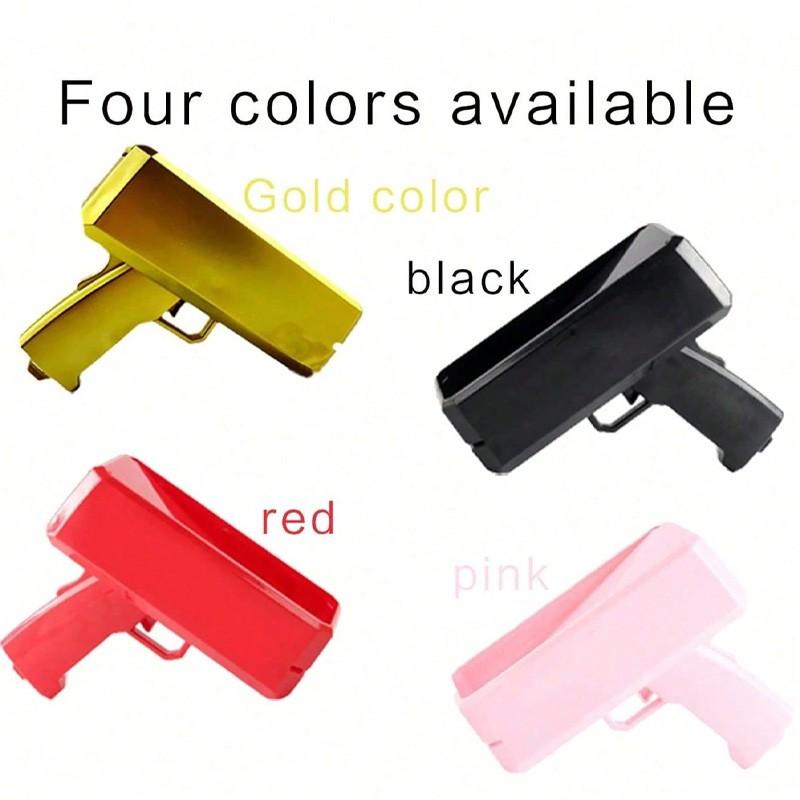 Reusable Money Gun with Realistic Banknotes, Perfect Party Prop for Weddings and Events, Fun Wedding Decoration Accessory